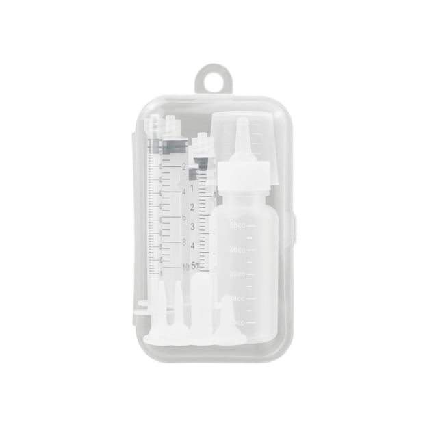 Youkk Pet Nursing Bottle Kit Feeding Bottles Waterproof Replacement Nipples Dog Nursing Syringes for Kittens Rabbits Type 5