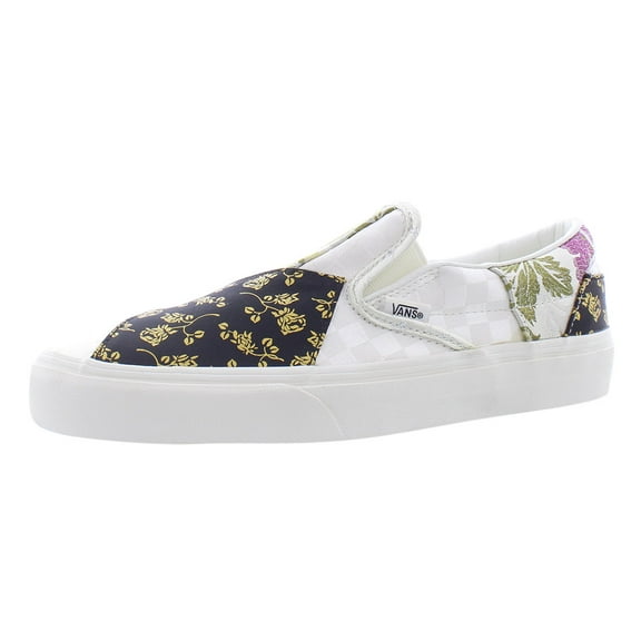 Vans Vans Classic Slip On Unisex Shoes Size 8.5, Color: Patchwork/White