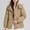 70#Khaki, variant on Dwaogom Womens Winter Quilted Jackets Long Sleeve Full Zip Puffer Jacket Coats Solid Color Winter Hooded Thick Casual Cotton Jacket Long Sleeved with Pockets