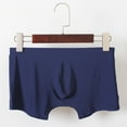 thumbnail image 2 of Mens Underwear Men's Pure Color Ice Silk Seamles Underwear Fashionable Sexy Underwear, 2 of 4
