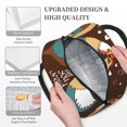 thumbnail image 3 of Daiia Rooster And Chicken Pattern Lunch Bag , Insulated Lunch Box, Small Leakproof Cooler Food Lunch Containers Reusable High Capacity Lunch Tote Bags-One Size, 3 of 6