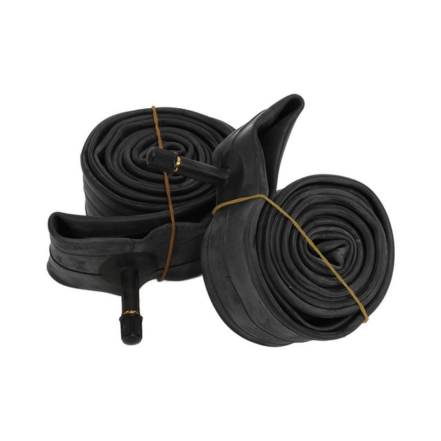Butyl Rubber Bike Inner Tube, Bicycle Rim Rubber Inner Tube Electrical Insulation Long Service Life Aging Resistance Ozone Resistance for Bike