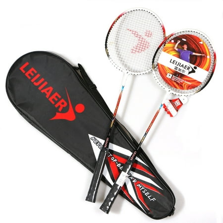 2pcs Badminton Racquet Light Weight Aluminium Alloy Hardness for Training and Sport Equipment