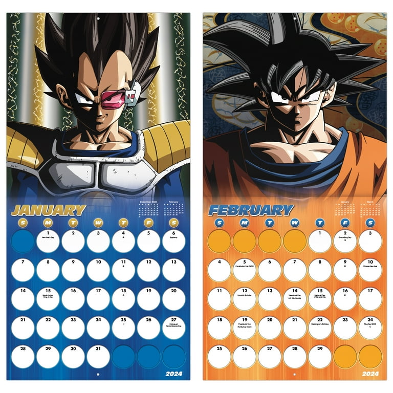 Anime Calender 2024 Anime Calender Printable Custom Manga 