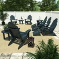 thumbnail image 2 of Highwood 12-pc Classic Westport Adirondack Set with 6 Classic Westport Adirondack Chairs, 3 Classic Westport Side Tables, and 3 Adirondack Ottomans - Outdoor, Eco-friendly, Synthetic Wood, 2 of 9