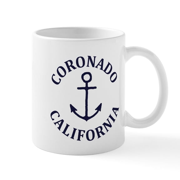 CafePress - Summer Coronado California Mugs - 11 oz Ceramic Mug - Novelty Coffee Tea Cup