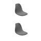 thumbnail image 3 of Monstrate Funda gruesa para silla, Protector de asiento atractivo, muebles elásticos, funda extraíble, funda para cocina, habitación, oficina, gris Gris oscuro 2piezas Monstrate CBP440030, 3 of 6