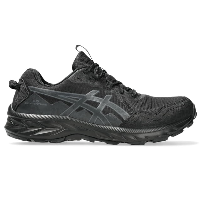 Zapatillas para correr ASICS Gel-Venture 10 para mujer, negro/gris grafito