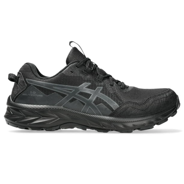 Zapatillas para correr ASICS Gel-Venture 10 para mujer, negro/gris grafito
