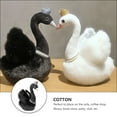 thumbnail image 3 of 1 UNID creativo decorativo cisne muñeca encantadora felpa muñeca juguete niños regalo de cumpleaños negro, 3 of 7