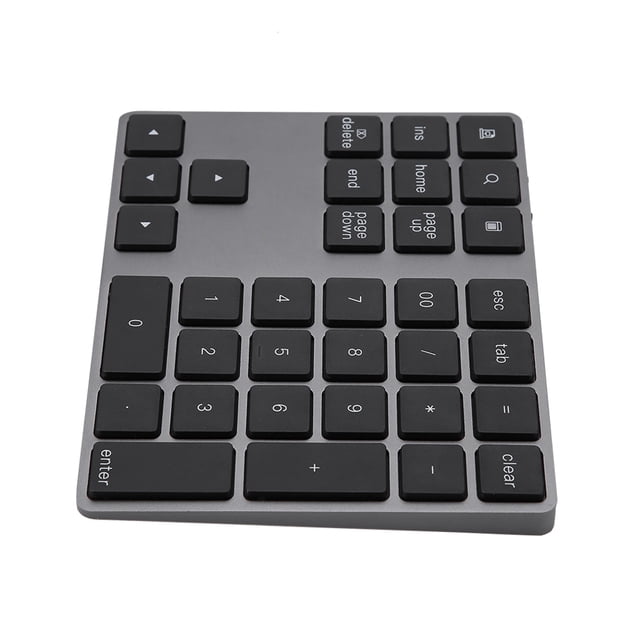 34 Teclas Teclado Numérico,Teclado Bluetooth Portáti para Laptop,Mini Teclado de Numero de Aleación de Aluminio,Teclado Numérico Inalámbrico con Batería Incorporada para iOS/Windows/Android ANGGREK Ocean Broad Surfboard Fins
