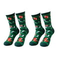 thumbnail image 2 of Calcetines divertidos calcetines novedosos regalos divertidos para él calcetines deportivos casuales cómodos Viendo fútbol, 2 of 8