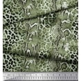 thumbnail image 3 of Soimoi Gray Cotton Duck Fabric Leopard & Snake Animal Skin Printed Fabric 1 Yard 56 Inch Wide, 3 of 3