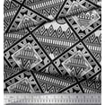 thumbnail image 2 of Soimoi polyester Crepe Fabric Argyle Geometric Decor Fabric Printed Yard 52 Inch Wide, 2 of 3