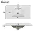 thumbnail image 3 of Harper & Bright Designs 36" Bathroom Vanity Sink Combo with Storage , Bathroom Storage Cabinet with Soft Close Doors and Drawers, Blue, 3 of 19
