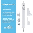 thumbnail image 4 of Cierrapuertas neumático Wright Products, ajustable, blanco, 4 of 8