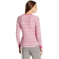 thumbnail image 2 of Hanes Women's X-Temp Thermal Underwear - Solids and Printed Long Sleeve Crew Top 41111-Medium (Fox Print), 2 of 3