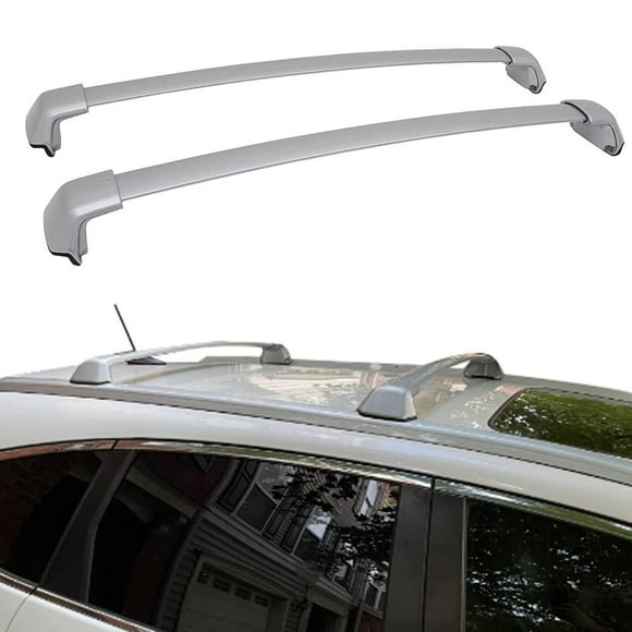 ANTS PART Roof Rack Cross Bars for 2012-2016 Honda CRV CR-V Aluminum Bolt-on Cross Rails Silver