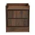 thumbnail image 4 of Baxton Studio Hale Modern and Contemporary Walnut Brown Finished Wood 2-Drawer Nightstand, 4 of 8