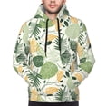 thumbnail image 4 of KLL Hawaiian Style Print Mens Hoodie Long Sleeve Casual Pullover Hooded Sweatshirt Fashion Drawstring Hoodies with Pocket-XX-Large, 4 of 6