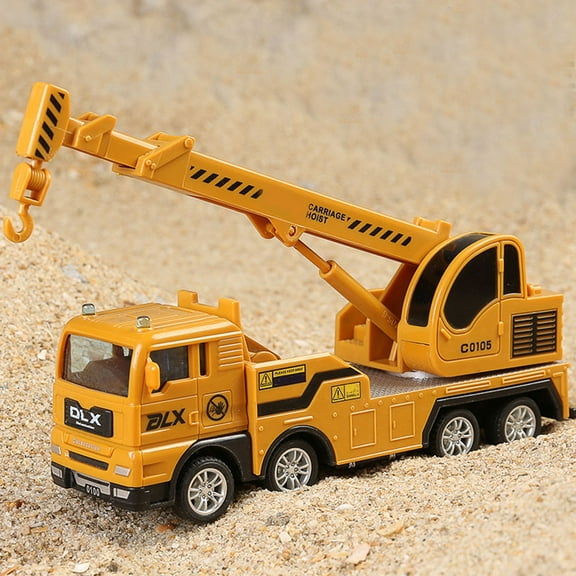 FRCOLOR Rubber Crane Model for Decoration Use Orange Color Great Gift Idea Simulation Toy