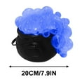 thumbnail image 3 of Halloween Decorations Indoor - DIY Bubbling Cauldron Set - Black Plastic Bowl Hocus Pocus Party Decoration - Spooky Vintage Decor for Home Kitchen Room Party Table (Green), 3 of 9