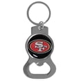 thumbnail image 1 of Nfl Siskiyou Sports Fan Shop San Francisco 49Ers Abrebotellas Llavero Talla Única Color Del Equipo Negro, 1 of 2