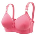 thumbnail image 2 of Womens Bras Under $5 Woman's Embroidered Glossy Comfortable Breathable Bra Underwear No Rims, 2 of 3