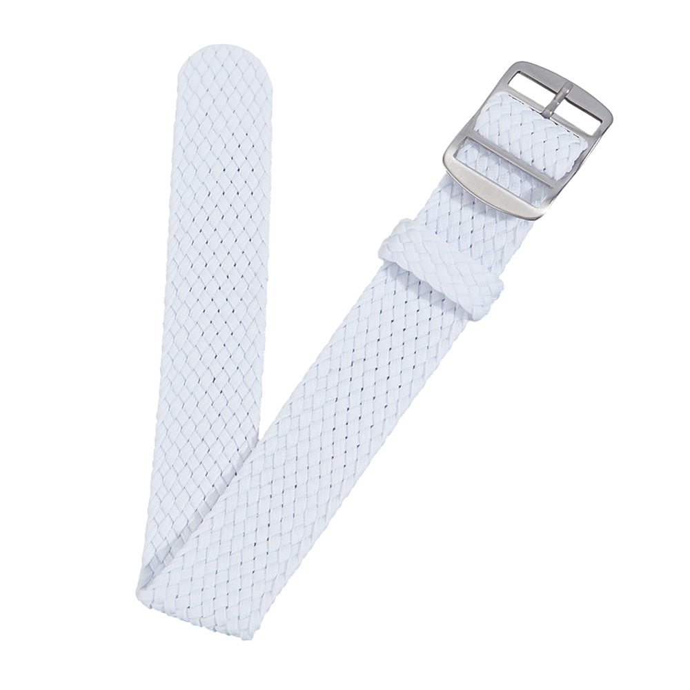 Nylon Watch Band Replacement Watch Band One-Piece Watchband for Men Women Watches Strap Bands Replacement White