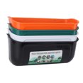 thumbnail image 1 of Fence Trough, Safe PP Plastic Livestock Feed Trough 4Pcs Environmentally Friendly Large Capacity  for Small Animals, 1 of 7