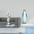 thumbnail image 2 of Figura decorativa,Escultura de plumas para escritorio,oficina,decoración del hogar,Figura decorativa de escritorio para decoración de mesa del hogar,Estatua católica,Estatua de la Virgen, 2 of 8