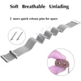 thumbnail image 4 of Correas magnéticas de malla compatibles con reloj inteligente y ID205 ID205G ID205U ID205S ID215G, diseño sin hebilla, correas de repuesto ajustables de acero inoxidable Levamdar CZDZ-HY148-3, 4 of 7
