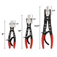 thumbnail image 2 of Mayouko Metal Hose Pinch Off Pliers, Automatic Locking Ratcheting, Pliers for Coolant Hose, Radiator Hose, Fuel Hose, Carbon Steel, 8", 10", 2 of 7