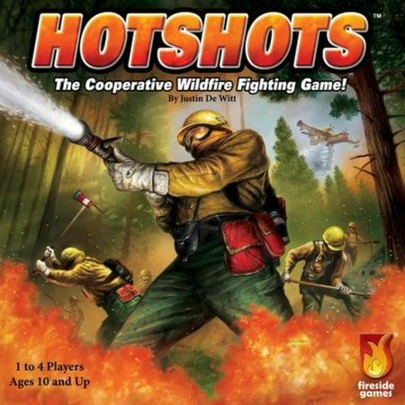 Hotshots Board Game, Supports 1 to 4 players, ages 10 and up, for 60 minutes of cooperative fun By Fireside (Best One Minute Games)