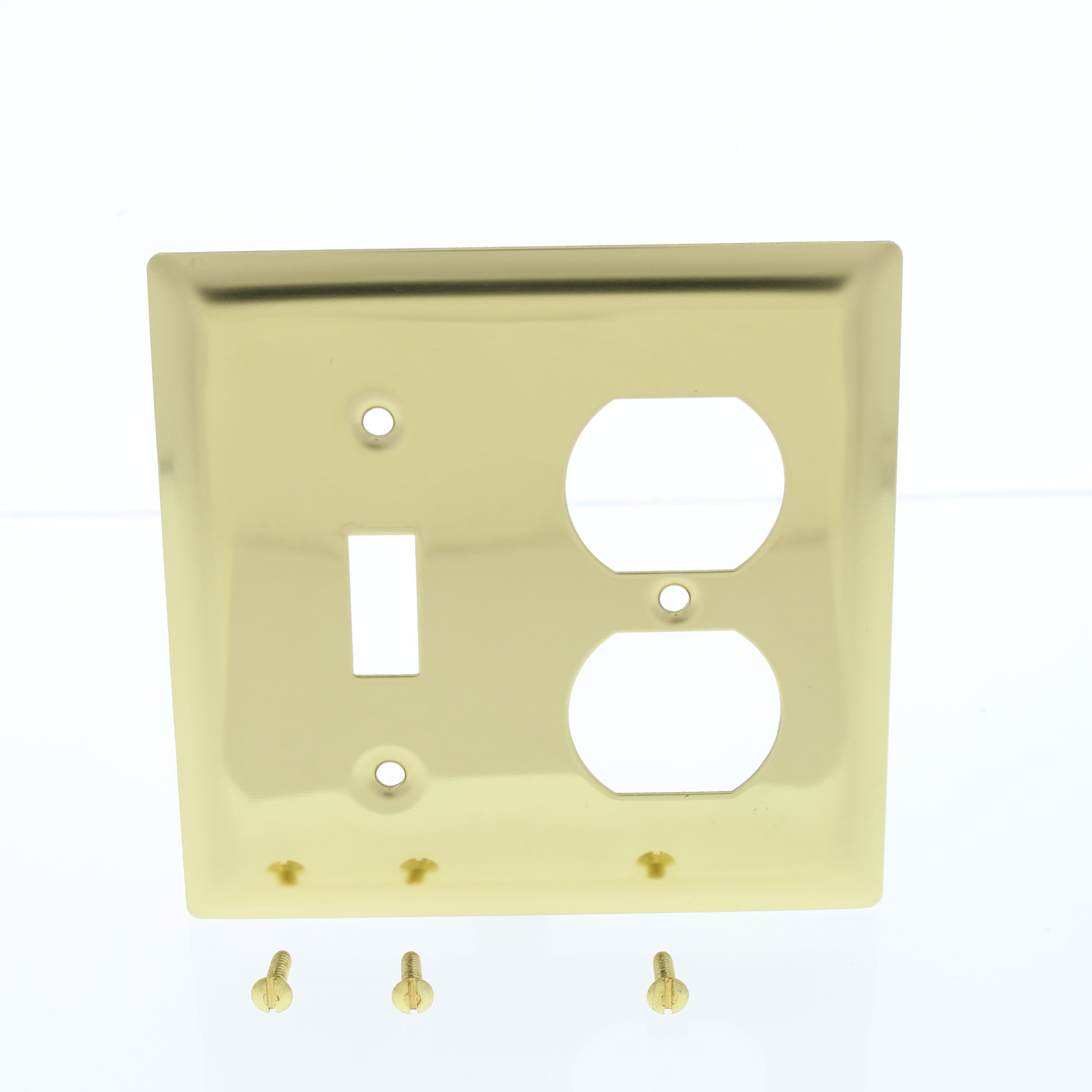 P&S White Standard Size 3-Gang Decorator Thermoset Wallplate Cover SP263-W