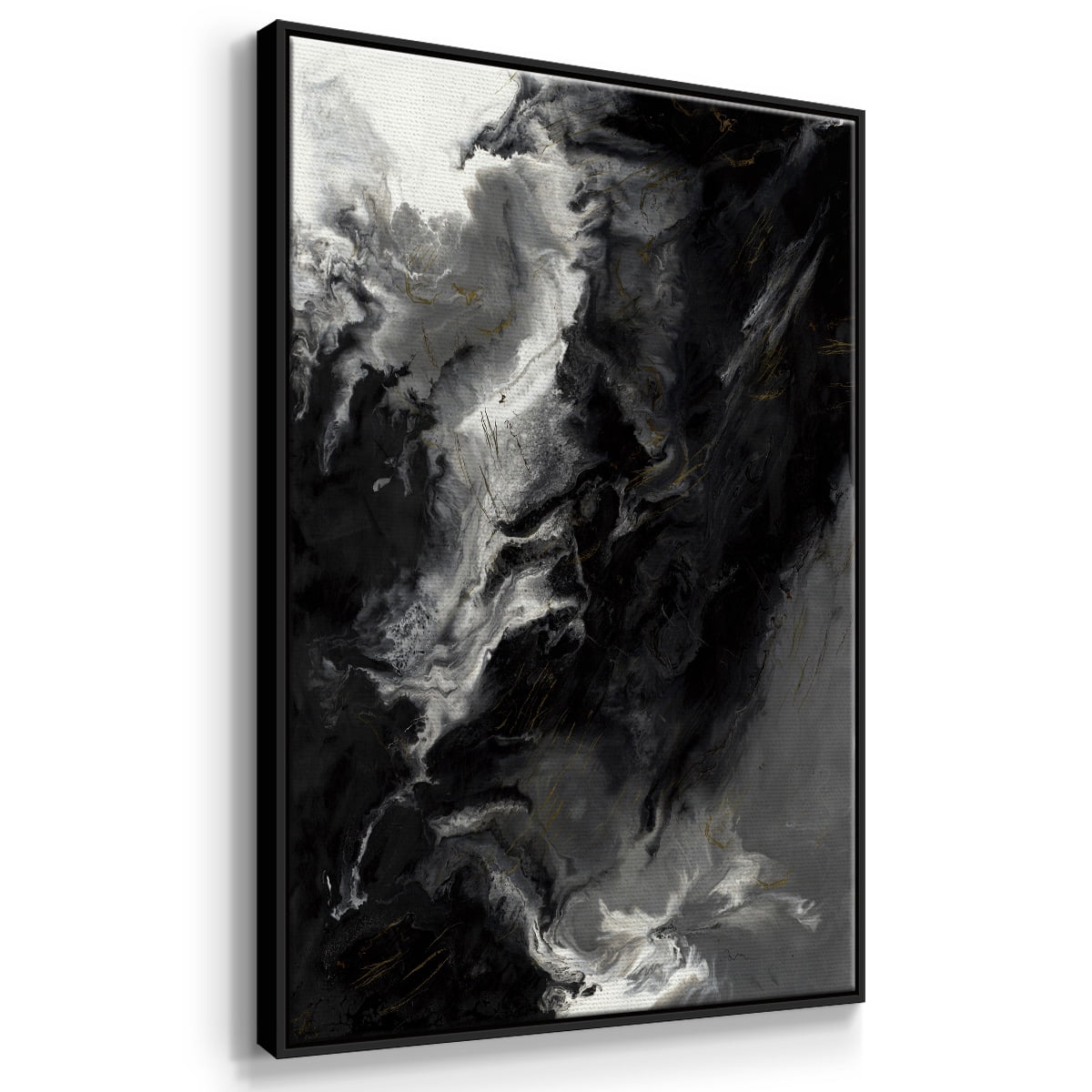 Changes Framed Premium Gallery Wrapped Canvas - Ready to Hang - 17 x 25 - Black Floating Frame