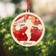 thumbnail image 5 of Personalized Cheerleader Christmas Ornament 2025, Cheerleading Stuff Ornament, Cheer Captain Ornament, Cheer Girl Dancer Cheerleading with Real Red Pompom Ornament for Xmas Tree (Cheer 2) - 3718, 5 of 7
