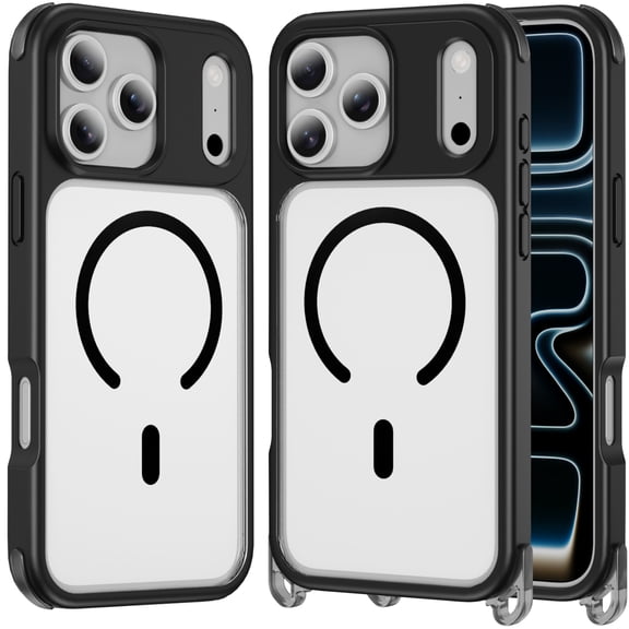 ANTSHARE Magnetic Case for iPhone 18 Pro, Shockproof Phone Case with Reinforced Corners, Camera Protection, Anti-Scratch Back Slim Protective Cover