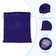 thumbnail image 3 of Uxcell 14x14" Bolsas de terciopelo grandes con cordones, bolsa para secador de pelo, bolsa de regalo, bolsa contra el polvo, bolsa de almacenamiento para hotel, azul profundo, paquete de 5, 3 of 6