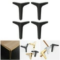 thumbnail image 2 of TIERPOP 4pcs High Strength Metal Furniture Legs with Corrosions Resistance Modern Furniture Legs Metal Legs for Cabinets & Sof, 2 of 14