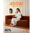 thumbnail image 2 of Wall Mounted Socket Space Heater 2 Pieces Set For Indoor Heating And Energy Efficiency, 2 of 7