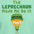 thumbnail image 3 of CafePress - Leprechaun Made Me Dark T Shirt - Men's Classic Graphic Cotton T-Shirt, 3 of 4