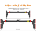 thumbnail image 2 of stusgo Pull up Bar for Doorway,Home Indoor Chin Up Bar with No Screws, No Punching Adjustable Width Pull up Bar[76-95cm], Maximum Load Capacity 250kg., 2 of 7