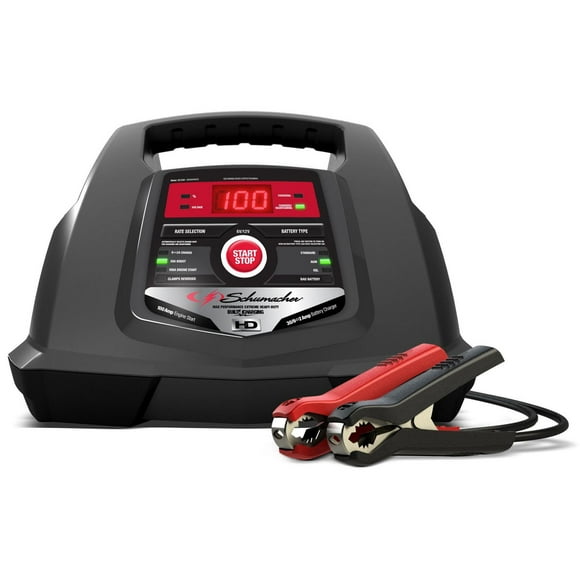 Schumacher Electric 100 Amp Fully Automatic 6V/12V Car Battery Charger, Engine Starter, Maintainer for Standard, AGM, Gel & Deep-Cycle, SC1281