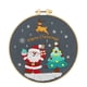 thumbnail image 1 of Decoraciones de Navidad para el Hogar Dibujos Animados de Navidad Bordado Inglés Diy Material Embalaje Redondo Bordado Lus Decoración de la Sala de Estar Colgante Decoraciones Del Hogar para la Sala D, 1 of 6