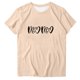 thumbnail image 2 of Fiudx Ropa de Mujer Camiseta Casual de Manga Corta con Cuello Redondo y Estampado de Letras para Mujer, 2 of 4