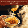 thumbnail image 6 of Noodology Chili Sesame Garlic Saucy Noodles Dishes, Taipei Mala Spicy Savory Nutty Chinese Flavor, Hand-Sliced Thick Noodles Ramen, Sun-Dried, Ready In Minutes, 4 Pack, 6 of 8