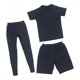 thumbnail image 5 of 1/6 Conjunto de ropa para deportiva Camiseta de Cortas y Pantalones Casual para Títeres - Negro, 5 of 8