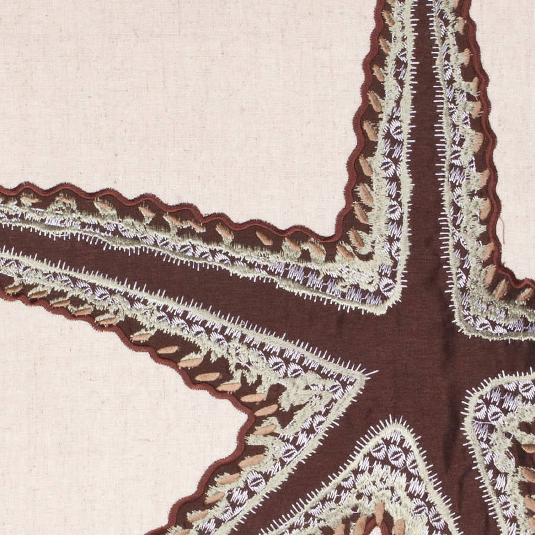 Safavieh Lucky Star 18" x 18" Ecru Pillow, Set of 2