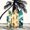 Cream Teal, variant on Castle Fairy Watercolor Tropical Surf Poster Bed Sheets 4-Piece,Palm Leaf Surfboard Wave Art Full Size Sheets,Cream Teal,1 Fitted Sheet,1 Flat Sheet and 2 Pillowcases